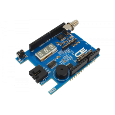 I2C Shield for Arduino Uno with LED Display Buzzer Key Fob & Wireless